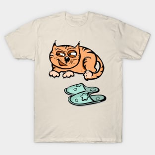 funny cat (colored) T-Shirt